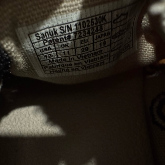 SANUK Girls Sidewalk Sufer LIL DONNY FUNK
 - Slip On Shoe - Picture 4 of 4